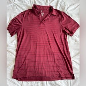 Red Striped Polo Shirt